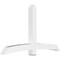 Ekena Millwork Bellingham Architectural Grade PVC Gable Bracket, 84"W x 49"H x 6"D x 6"F, 14/12 Pitch GBP084X49X0606BEL00 - alternate 1